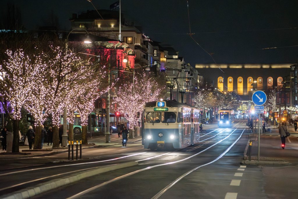 Spårvagnslinje 3 på Avenyn